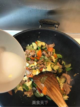 详细版家常木须肉的做法步骤：15