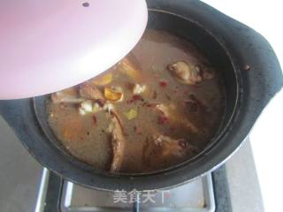 红烧鸭锁骨的做法步骤：7