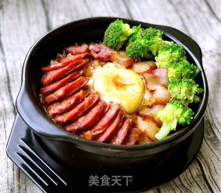 腊味煲仔饭的做法步骤：11