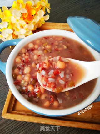 绿豆薏米粥的做法步骤：7