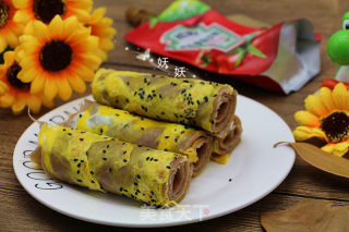 褐麦鸡蛋饼的做法步骤：13