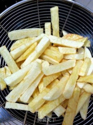 自制薯条的做法步骤：7