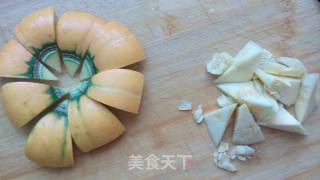 水煎飘香南瓜的做法步骤：2