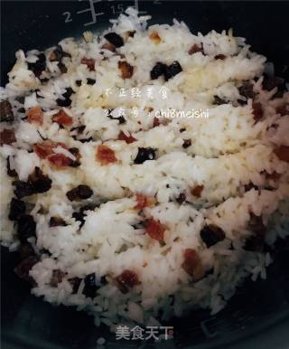 广式腊味焖饭的做法步骤：7