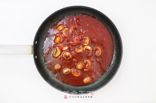 香蒜鸡扒蝴蝶粉的做法步骤：4