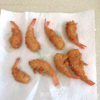 黄金炸虾的做法步骤：8
