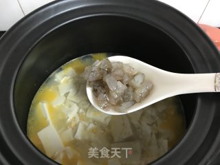 蛋黄虾仁豆腐的做法步骤：9