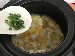 蛋黄虾仁豆腐的做法步骤：10