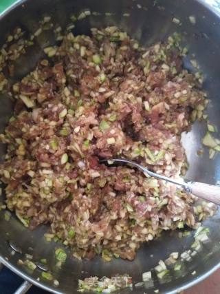 西葫芦虾仁鲜肉饺子的做法步骤：4