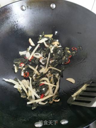 雪菜肉丝面的做法步骤：5