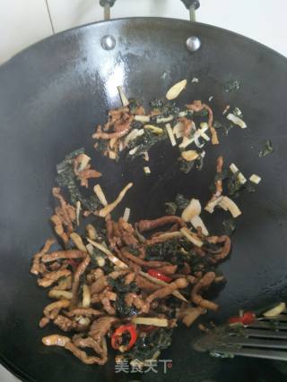 雪菜肉丝面的做法步骤：6