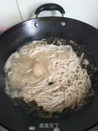 雪菜肉丝面的做法步骤：10