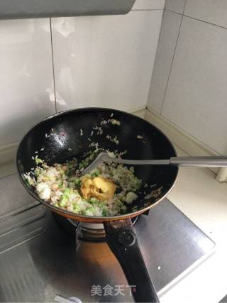 培根蛋炒饭的做法步骤：7
