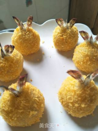 土豆芝士虾球的做法步骤：16