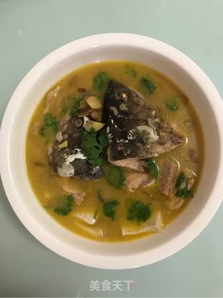 一鱼两吃之鱼头炖豆腐的做法步骤：9