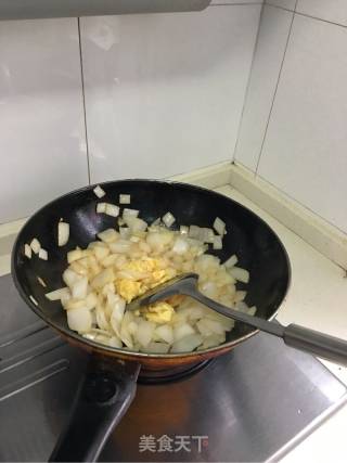 洋葱炒蛋的做法步骤：5