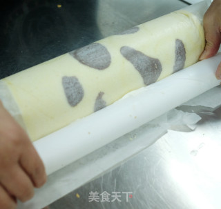 斑点蛋糕卷的做法步骤：26