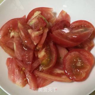 番茄菜花的做法步骤：3