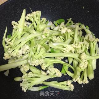 番茄菜花的做法步骤：5