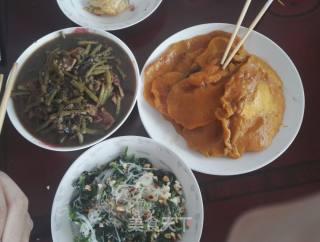 茄子豆角锅饼(纯正妈妈菜)的做法步骤：12