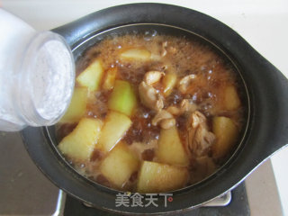 冬瓜烧鸡腿肉的做法步骤：7