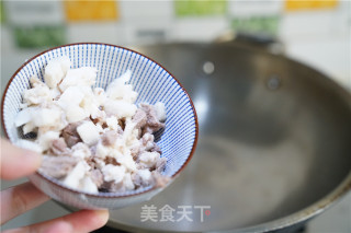 苋菜肉末蛋炒饭的做法步骤：2