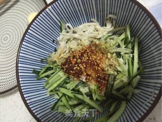 杏鲍菇拌黄瓜的做法步骤：7