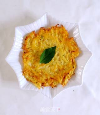 香脆土豆丝饼的做法步骤：7