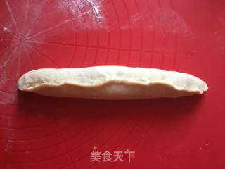 蛋黄肉松贝果的做法步骤：7