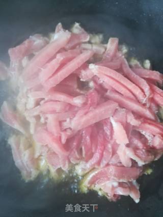 青椒肉丝的做法步骤：4