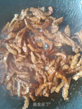 青椒肉丝的做法步骤：5