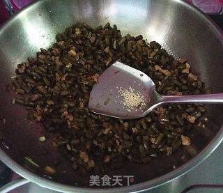 肉末酸豆角的做法步骤：15