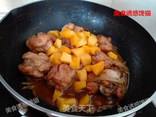 红烧芒果鸡腿的做法步骤：6