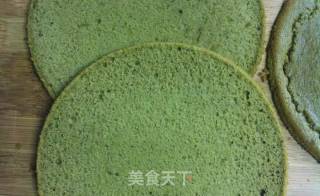 抹茶慕斯蛋糕的做法步骤：8