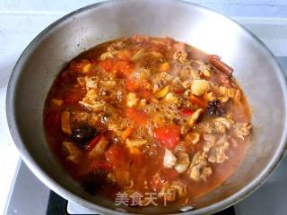 茄汁黄豆烧牛腩的做法步骤：12