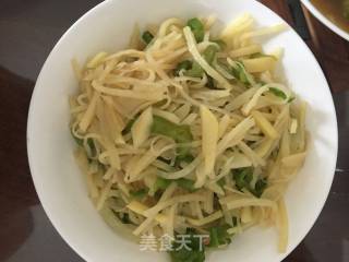 青椒土豆丝的做法步骤：5