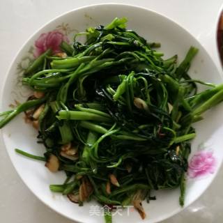 素炒空心菜的做法步骤：5