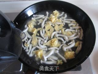 白玉菇鸡蛋豆腐羹的做法步骤：6
