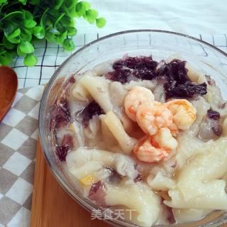 紫菜鲜虾粿汁汤的做法步骤：9
