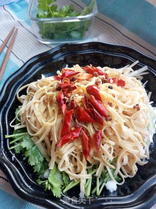 炝拌干豆腐的做法步骤：12