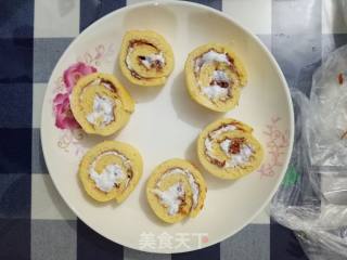 肉松奶油蛋糕卷的做法步骤：18