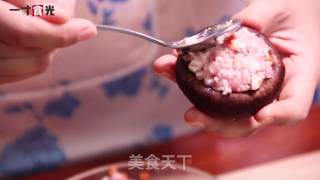 香菇酿肉的做法步骤：6