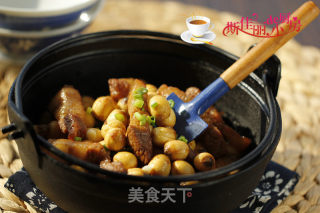 莲子红烧肉的做法步骤：10