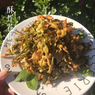 三步搞定酥炸花椒芽的做法步骤：4