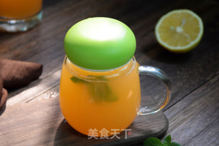 薄荷柠檬哈密瓜汁的做法步骤：7