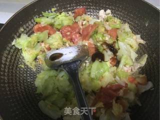 西红柿炒大头菜的做法步骤：7