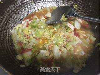 西红柿炒大头菜的做法步骤：8