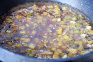 茄子墨鱼豆打卤面的做法步骤：9