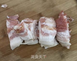 秋葵玉米培根的做法步骤：2