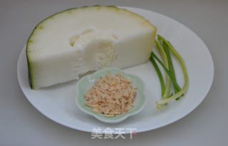 海米冬瓜汤的做法步骤：1